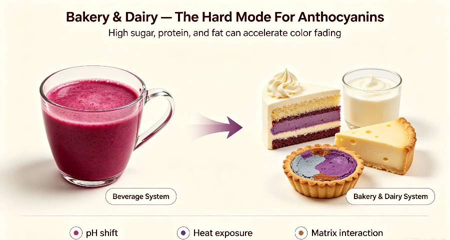 Bakery Dairy-The Hard Mode For Anthocyanins Bakery Dairy-The Hard Mode For Anthocyanins